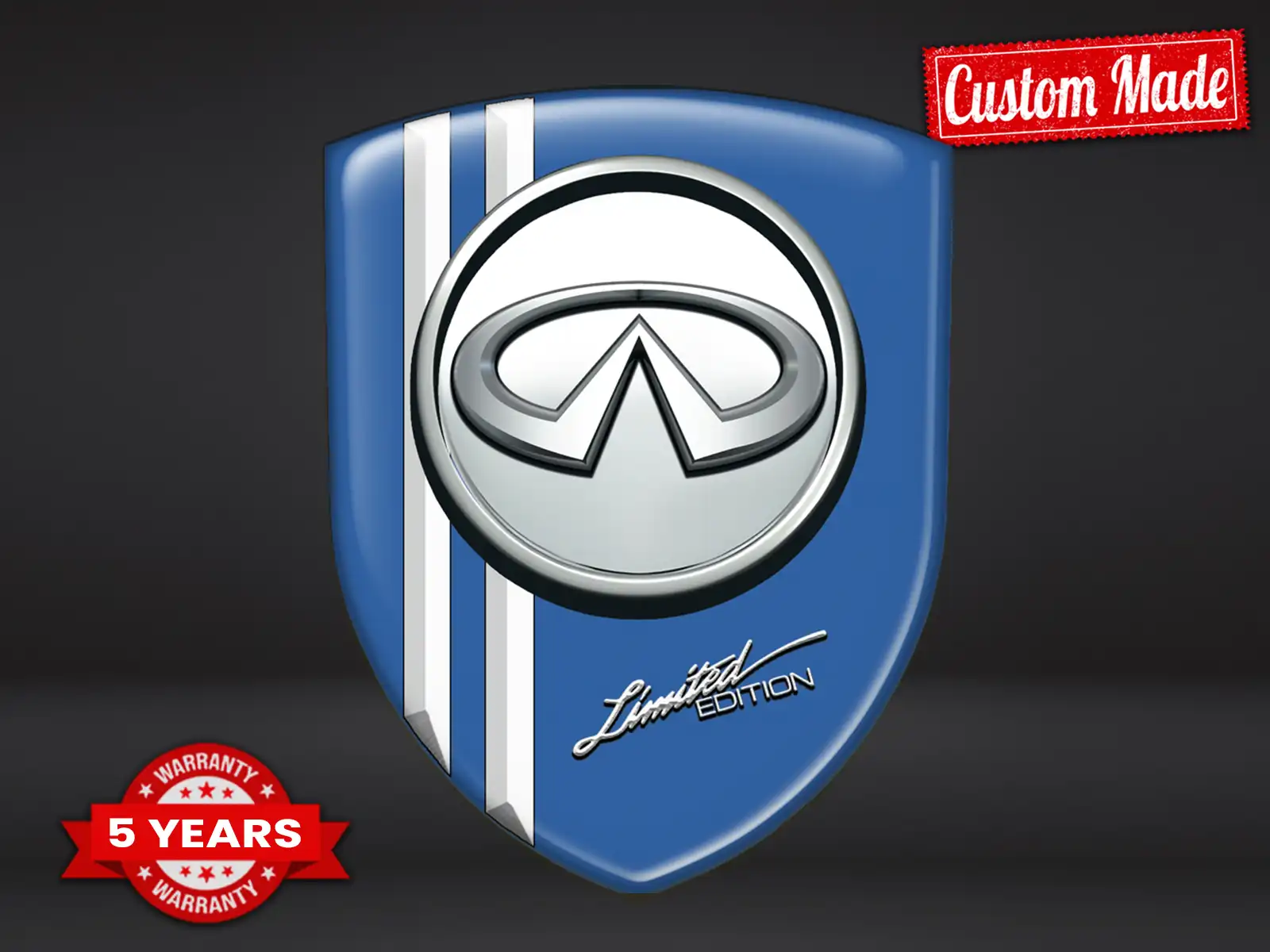 Infiniti Emblemas Auto Personalizados Resistentes Universal
